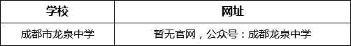 成都市龍泉中學(xué)網(wǎng)址是什么？