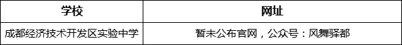 成都市成都經(jīng)濟技術(shù)開發(fā)區(qū)實驗中學網(wǎng)址是什么？
