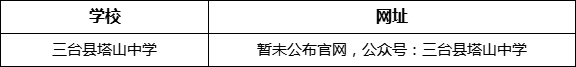 綿陽(yáng)市三臺(tái)縣塔山中學(xué)網(wǎng)址是什么？